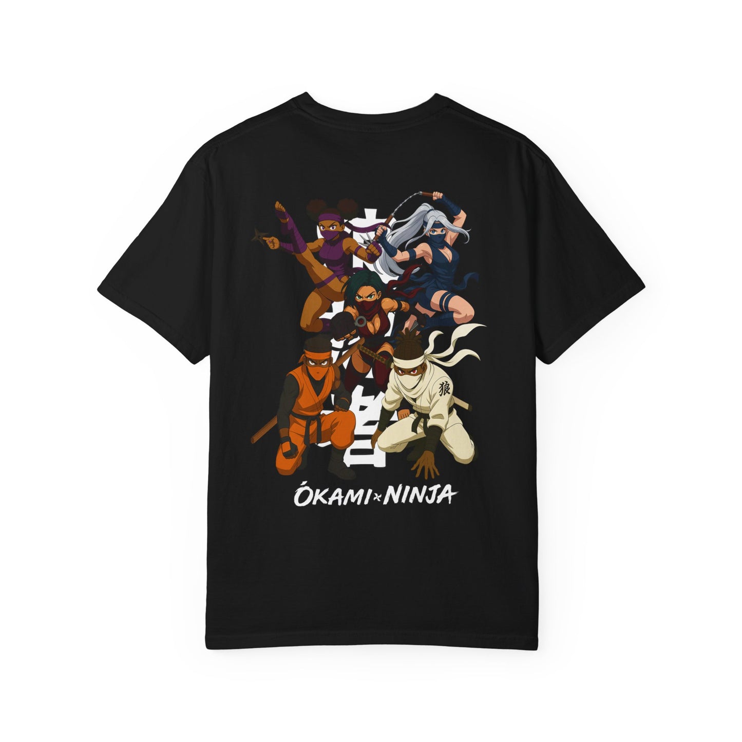 AniGame Original ~ “Ōkami Ninja” Unisex T-shirt - Anime Streetwear Casual Design