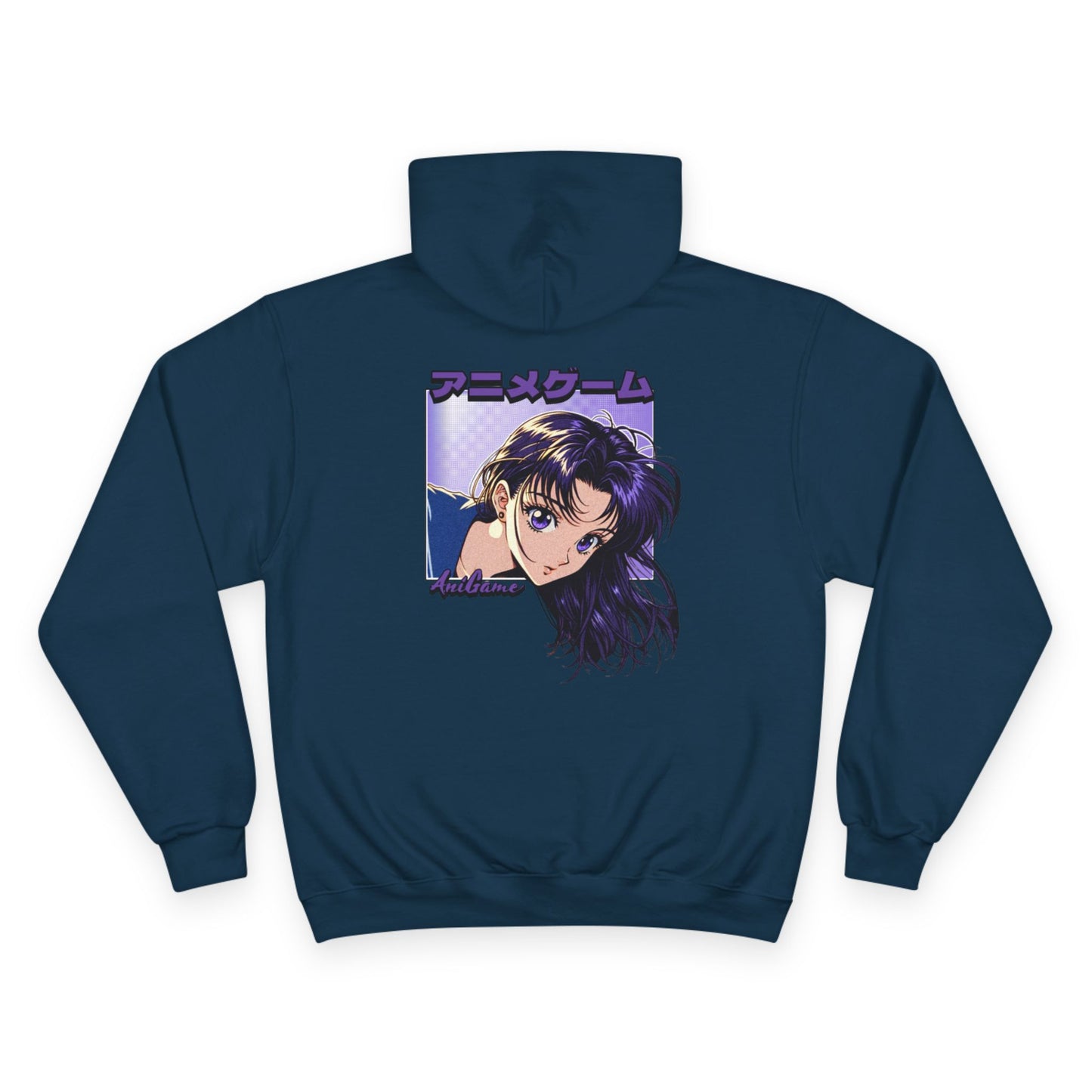 AniGame X Champion “CURIOUS PURPLE” Hoodie