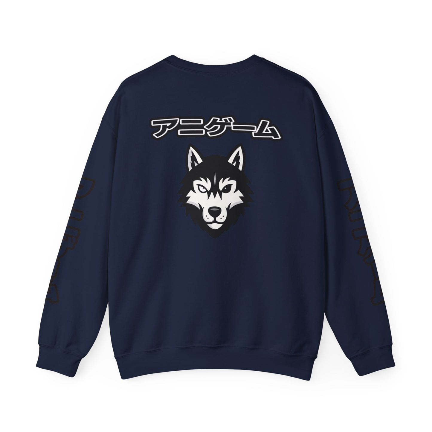 AniGame Unisex Crewneck Sweatshirt, Cozy Fashion, Graphic Sweatshirt, Gifts for Gamers, Streetwear Style