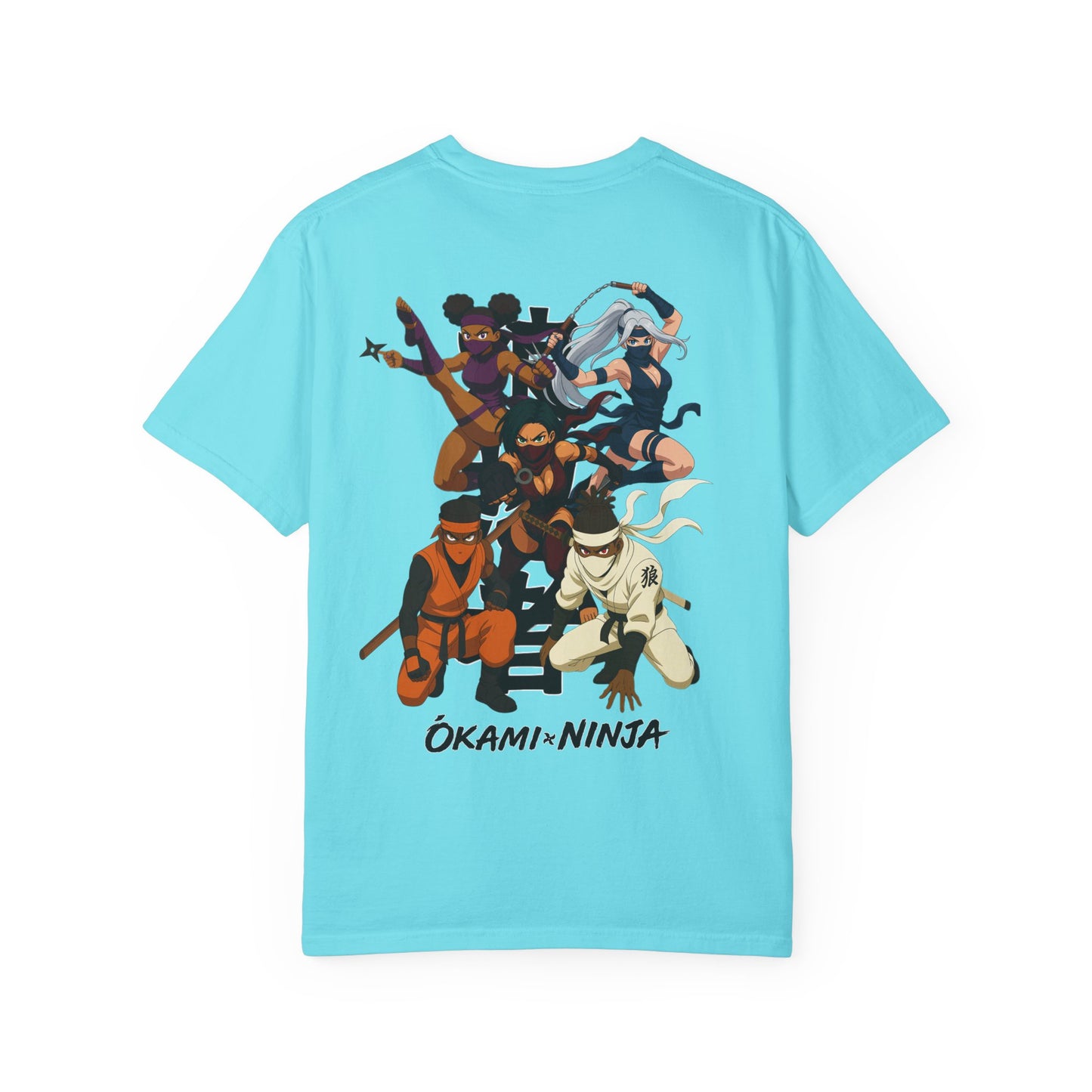 AniGame Original ~ “Ōkami Ninja” Unisex T-shirt - Anime Streetwear Casual Design