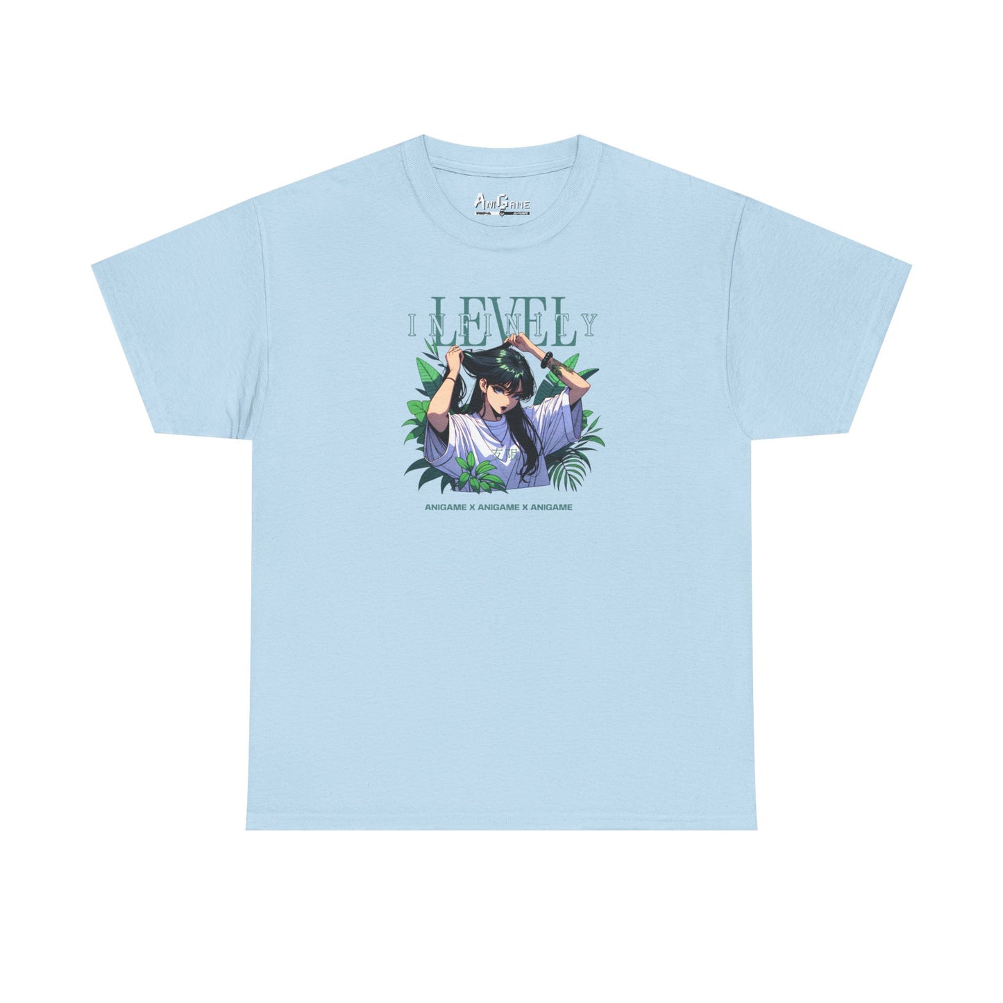 AniGame “Level Infinity” T-Shirt - with anime-Inspired Graphic, Unisex Cotton Tee, Casual Wear, Gift for Friends