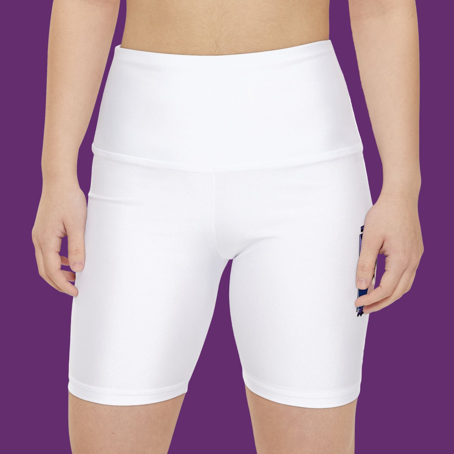 AniGame "Curious Purple" Women's Workout Shorts | Activewear, Gym Shorts, Fitness Apparel, Anime Lovers, Casual Wear, Yoga Shorts