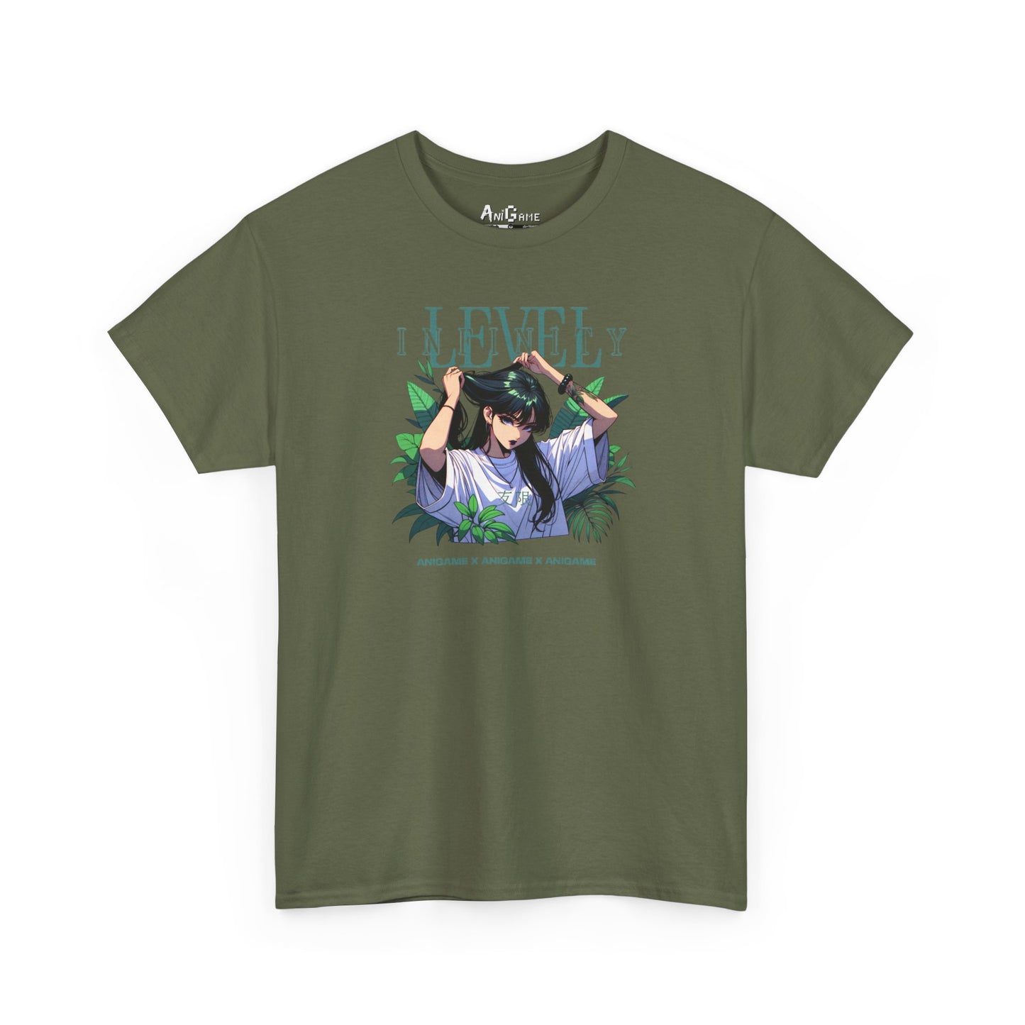 AniGame “Level Infinity” T-Shirt - with anime-Inspired Graphic, Unisex Cotton Tee, Casual Wear, Gift for Friends