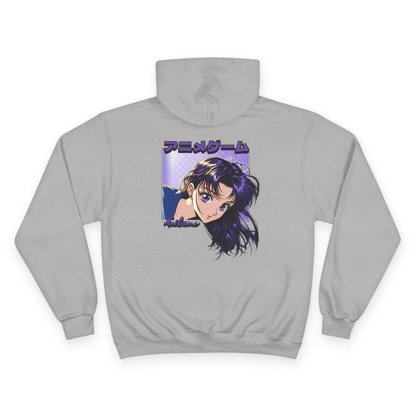 AniGame X Champion “CURIOUS PURPLE” Hoodie