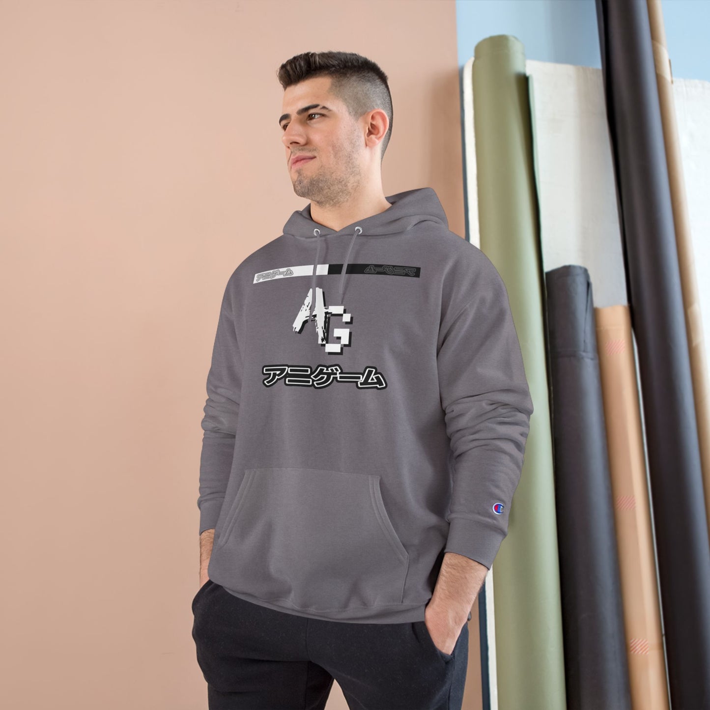 AniGame x Champion Hoodie - Stylish and Comfy Casual Wear