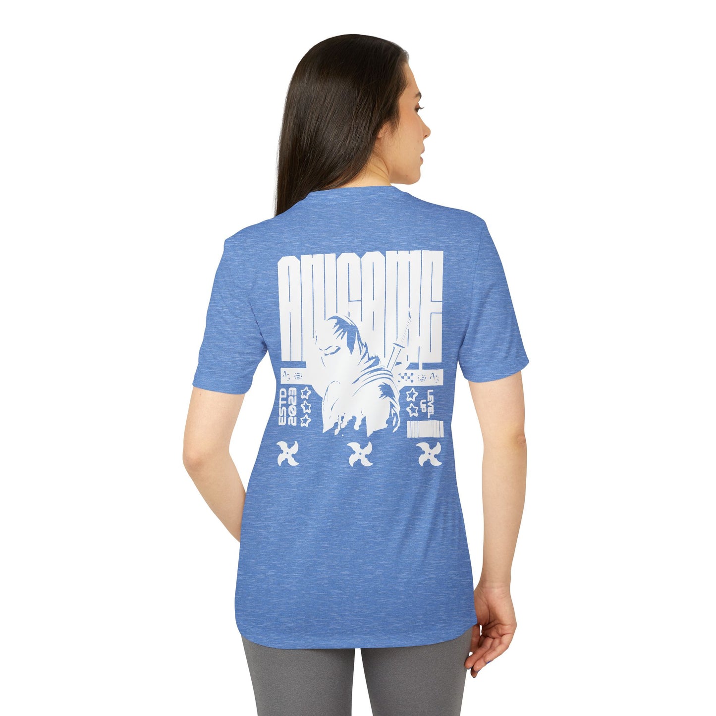 AniGame x Adidas “Dark Shinobi” Unisex Sport T-shirt