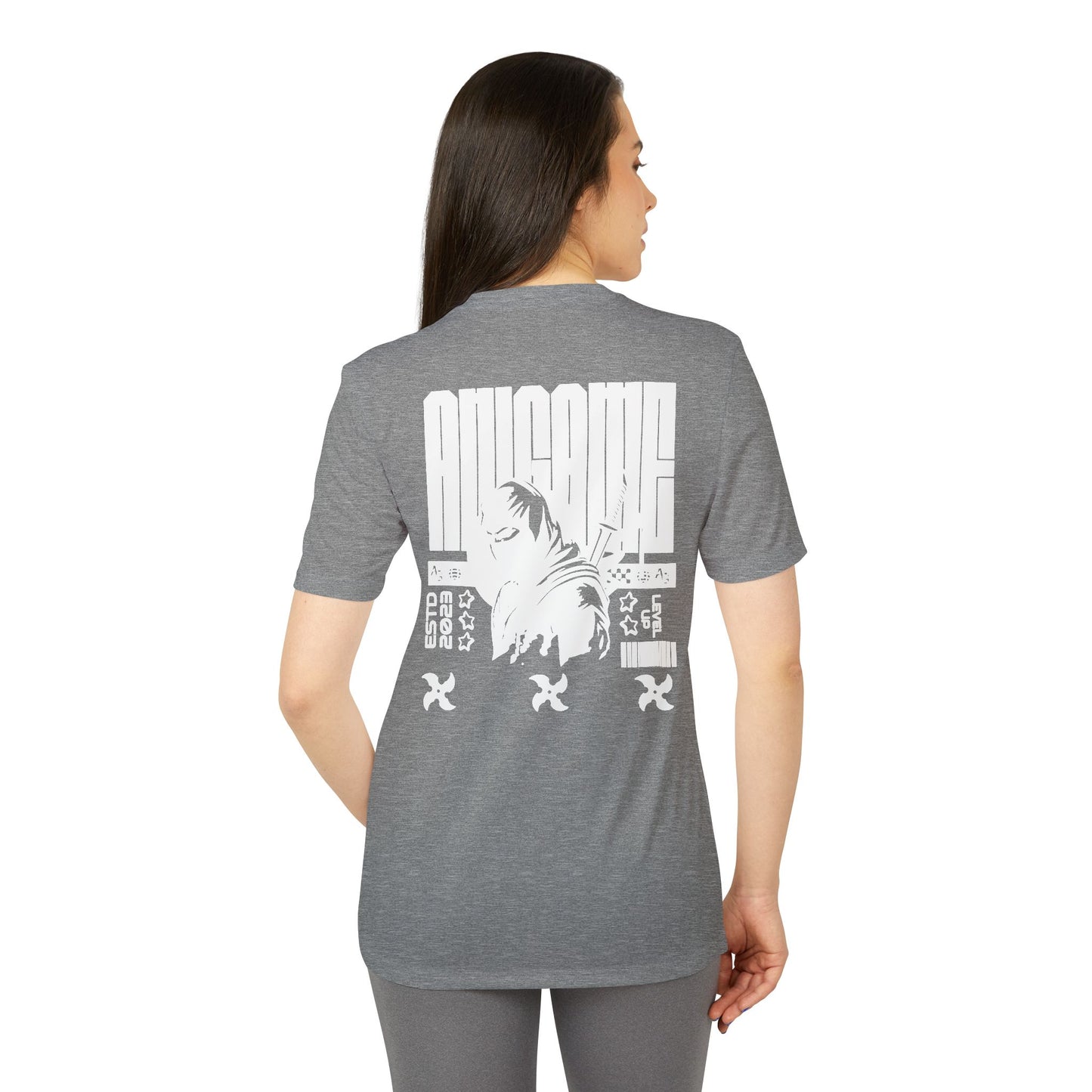 AniGame x Adidas “Dark Shinobi” Unisex Sport T-shirt