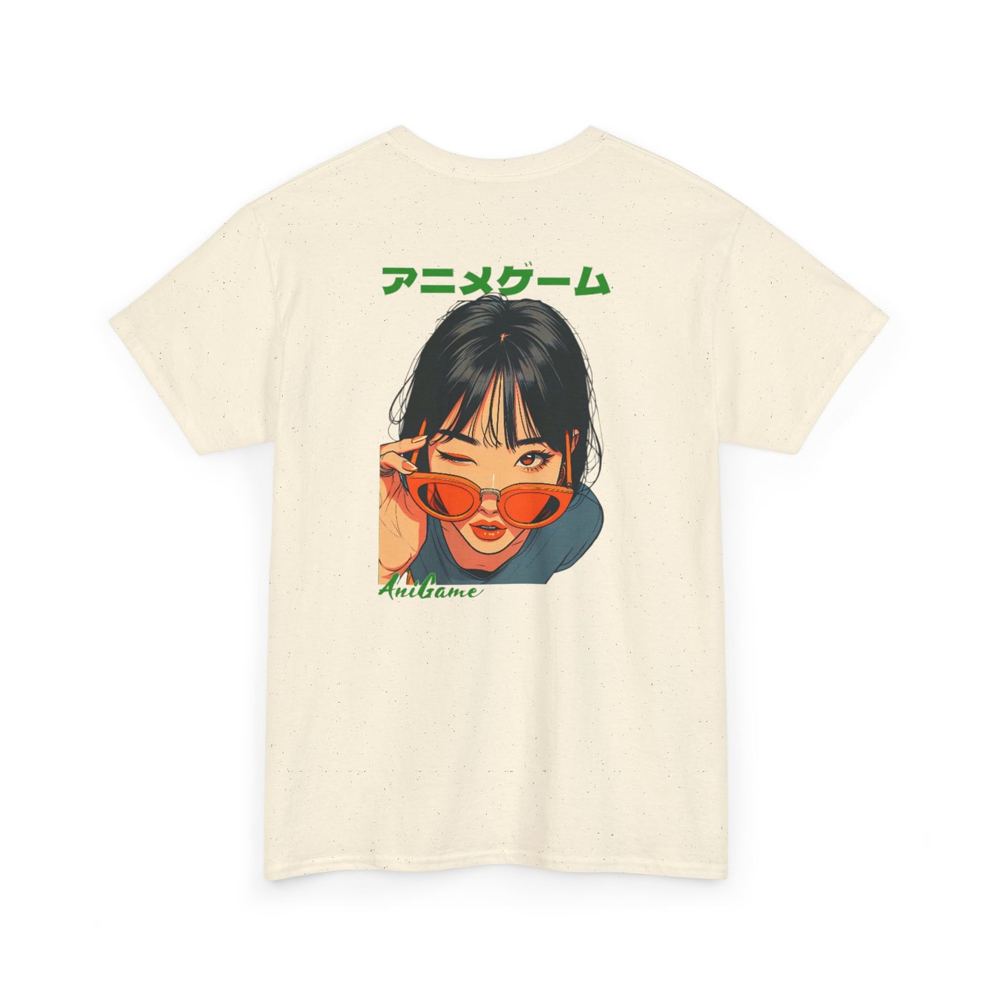 AniGame “Orange Wassup” T-Shirt , Vintage Anime Shirt, Unisex Cotton T-Shirt, Casual Graphic Wear