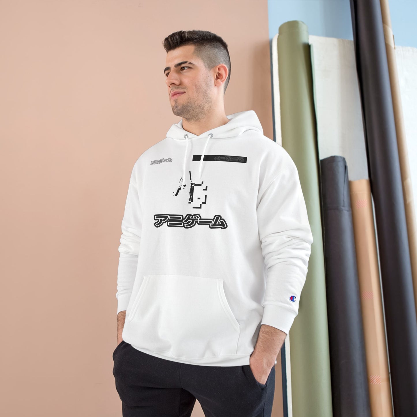 AniGame x Champion Hoodie - Stylish and Comfy Casual Wear