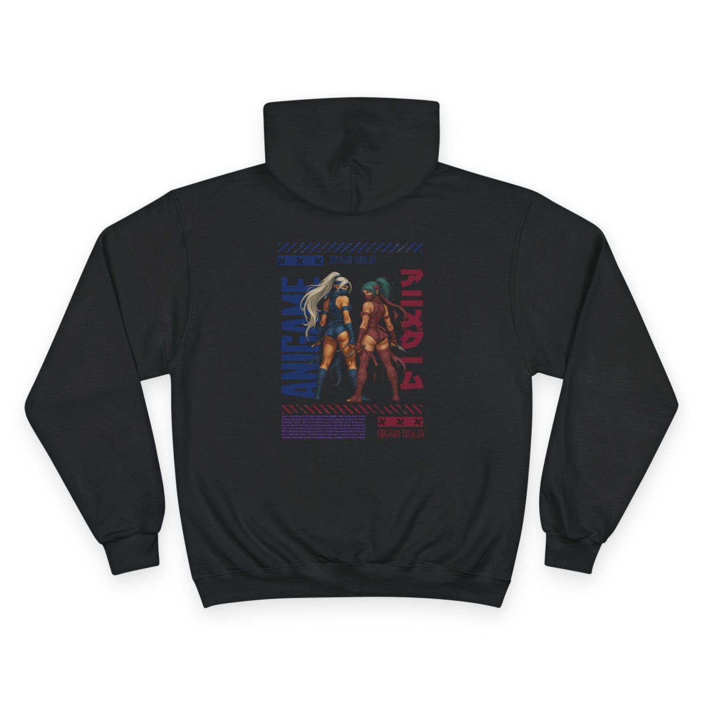 AniGame X Champion Hoodie | Level Up Style, Cozy Streetwear, Perfect Gift for Friends, Relaxed Aesthetic, Casual Wear