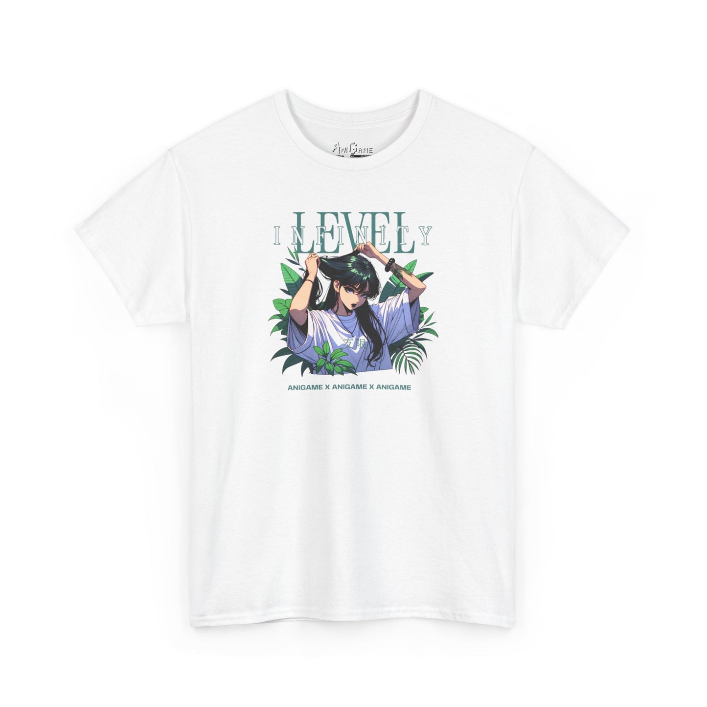 AniGame “Level Infinity” T-Shirt - with anime-Inspired Graphic, Unisex Cotton Tee, Casual Wear, Gift for Friends