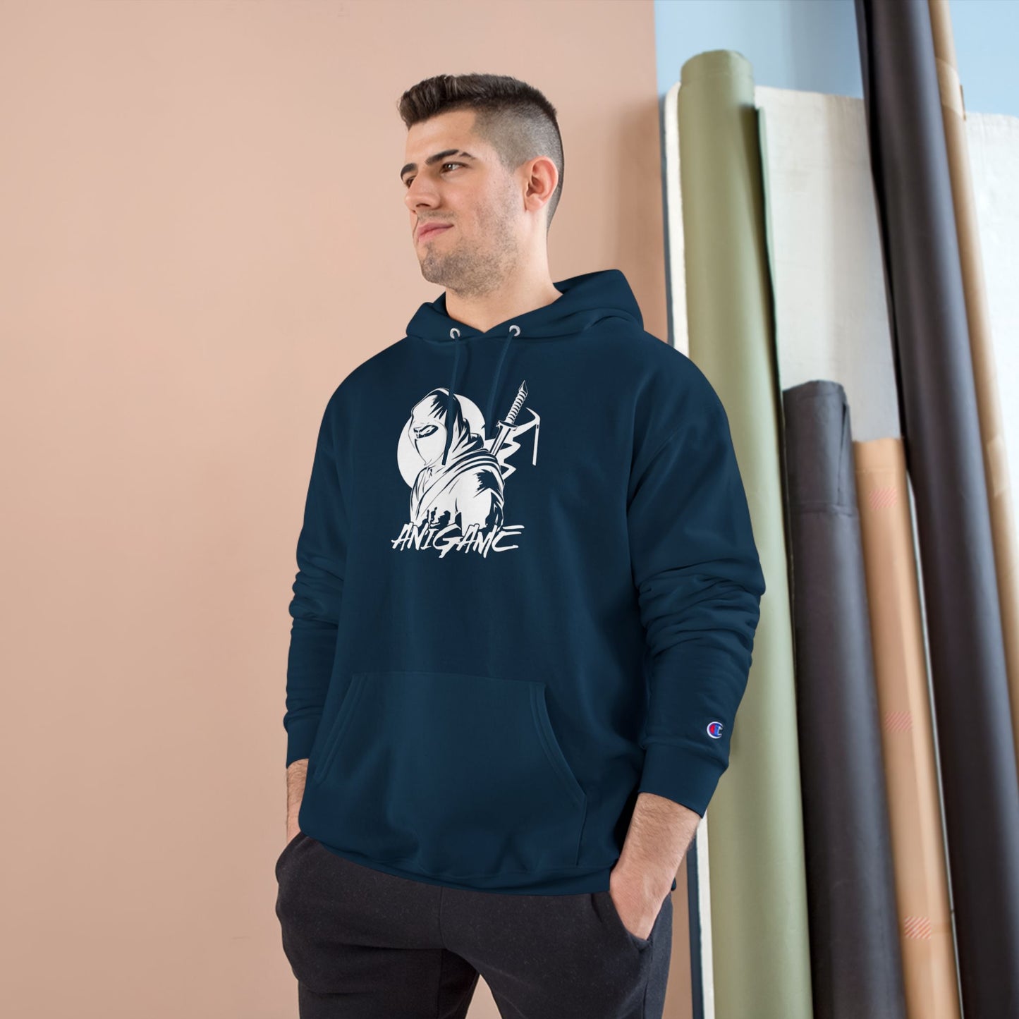 AniGame X Champion “Dark Shinobi”Hoodie