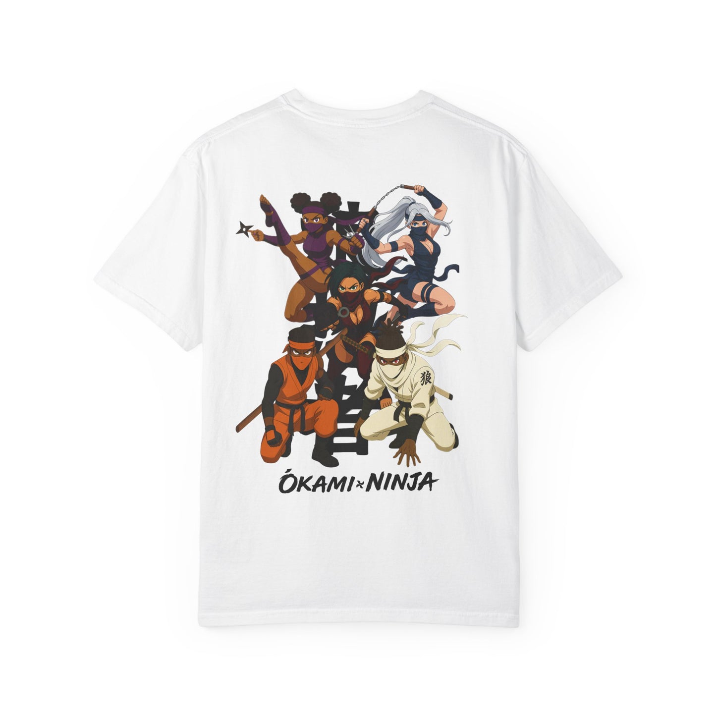 AniGame Original ~ “Ōkami Ninja” Unisex T-shirt - Anime Streetwear Casual Design