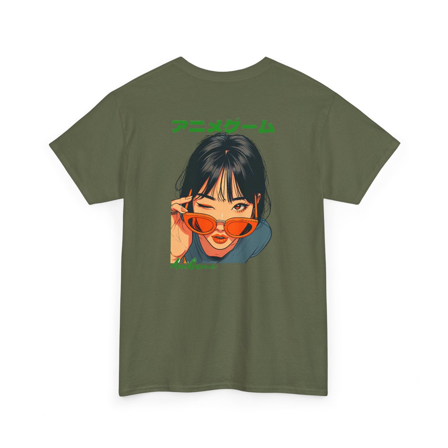AniGame “Orange Wassup” T-Shirt , Vintage Anime Shirt, Unisex Cotton T-Shirt, Casual Graphic Wear