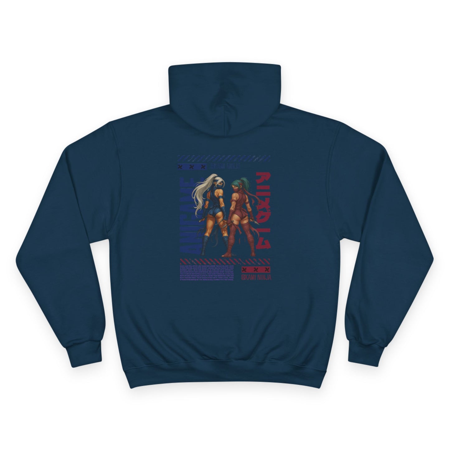 AniGame X Champion Hoodie | Level Up Style, Cozy Streetwear, Perfect Gift for Friends, Relaxed Aesthetic, Casual Wear
