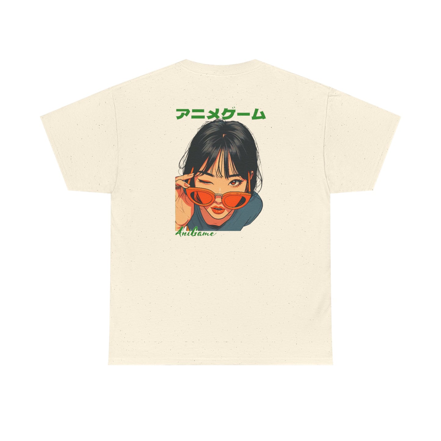 AniGame “Orange Wassup” T-Shirt , Vintage Anime Shirt, Unisex Cotton T-Shirt, Casual Graphic Wear