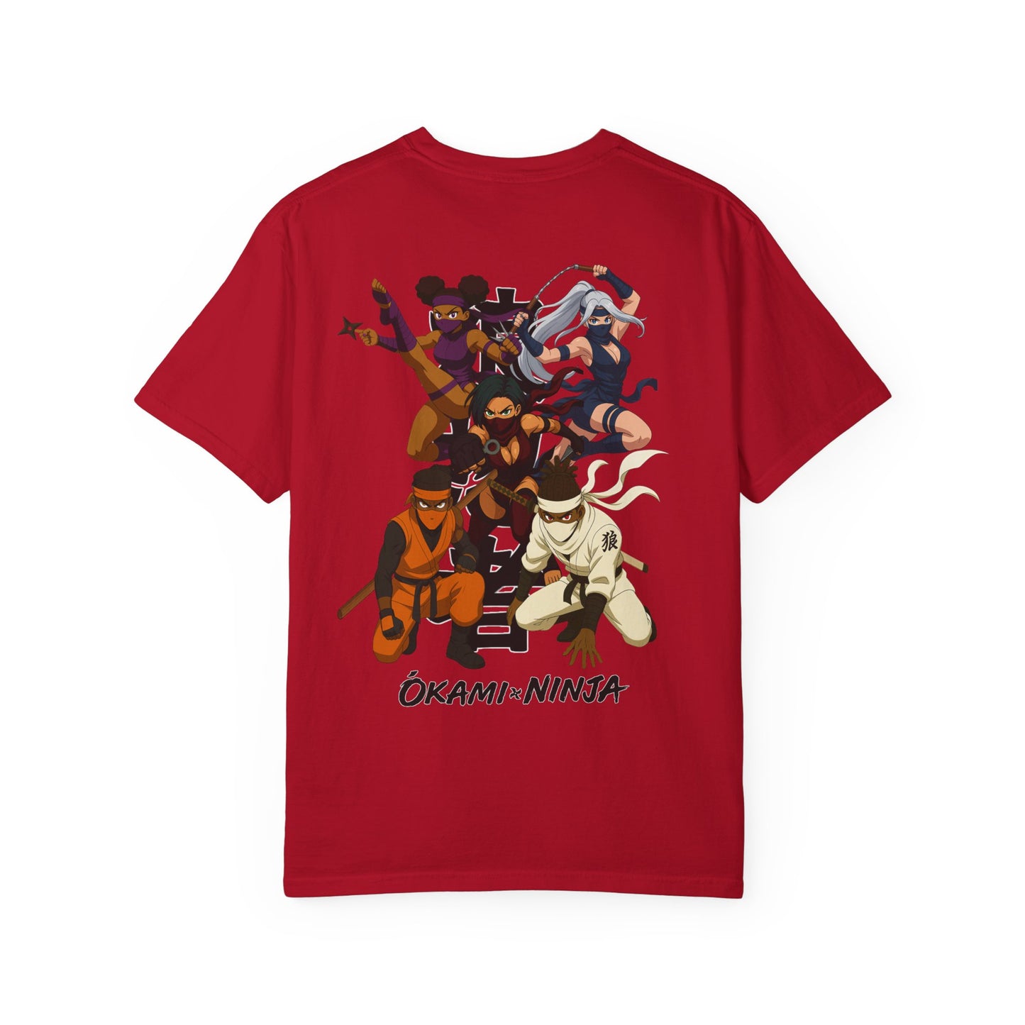 AniGame Original ~ “Ōkami Ninja” Unisex T-shirt - Anime Streetwear Casual Design