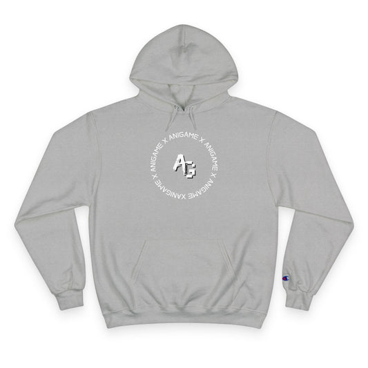 AniGame X Champion Hoodie | Level Up Style, Cozy Streetwear, Perfect Gift for Friends, Relaxed Aesthetic, Casual Wear