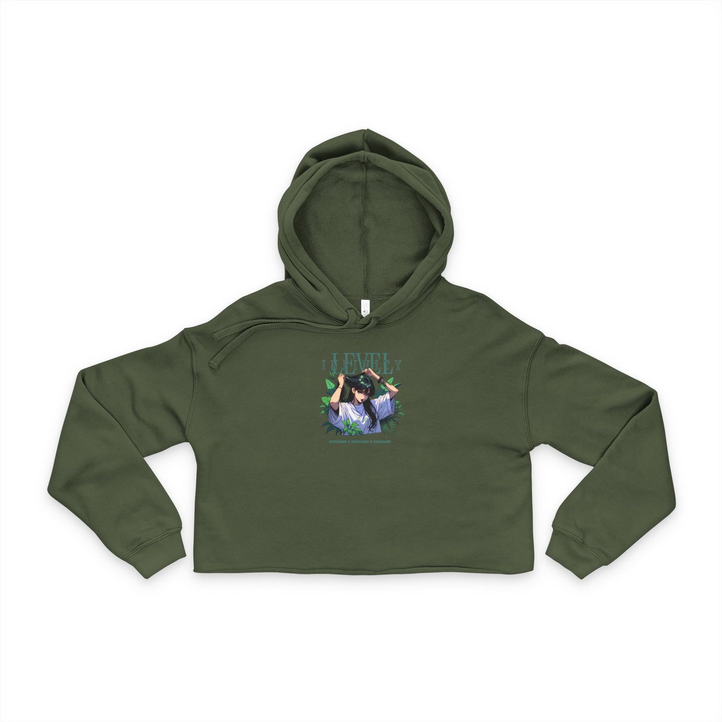 AniGame “Level Infinity” Cropped Hoodie