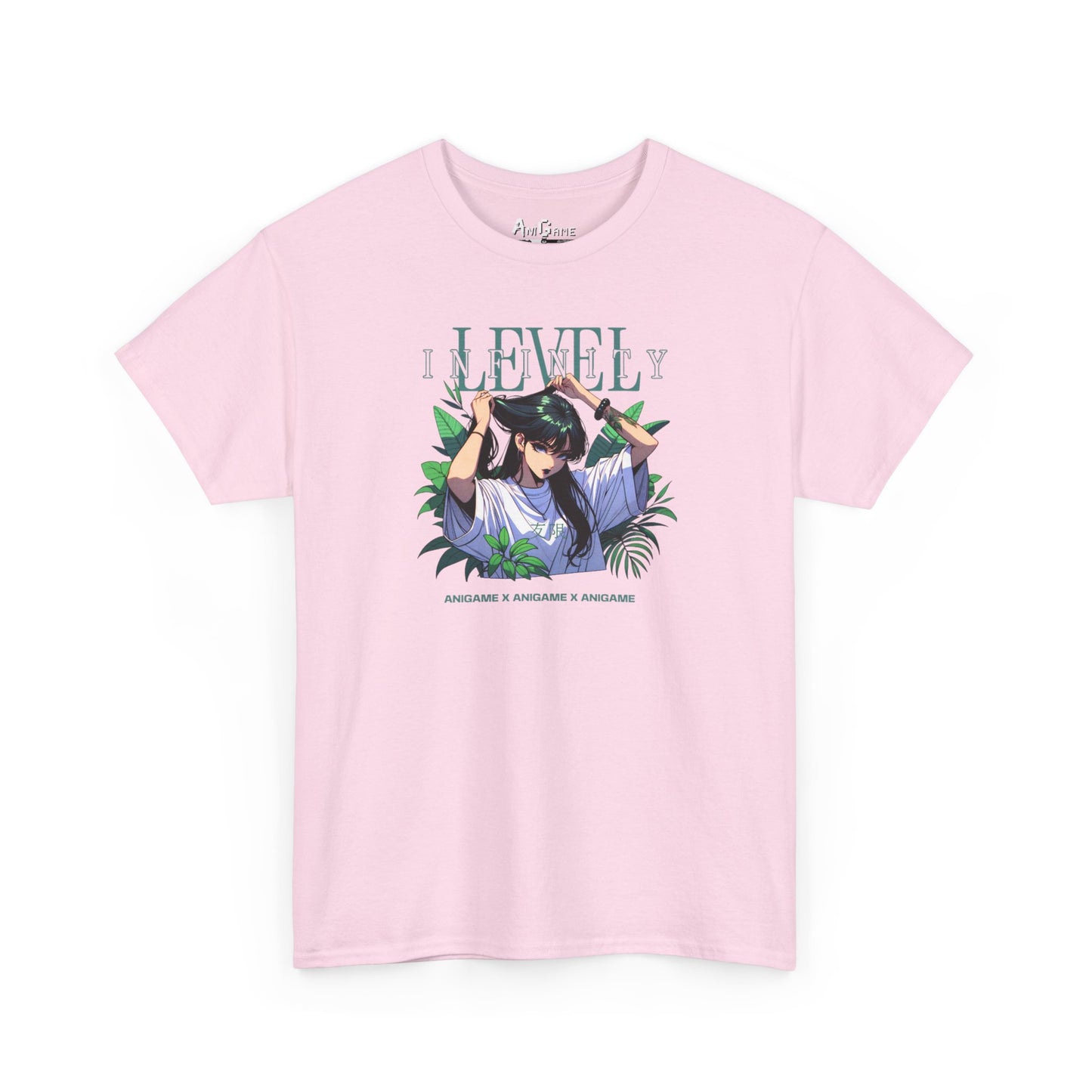 AniGame “Level Infinity” T-Shirt - with anime-Inspired Graphic, Unisex Cotton Tee, Casual Wear, Gift for Friends