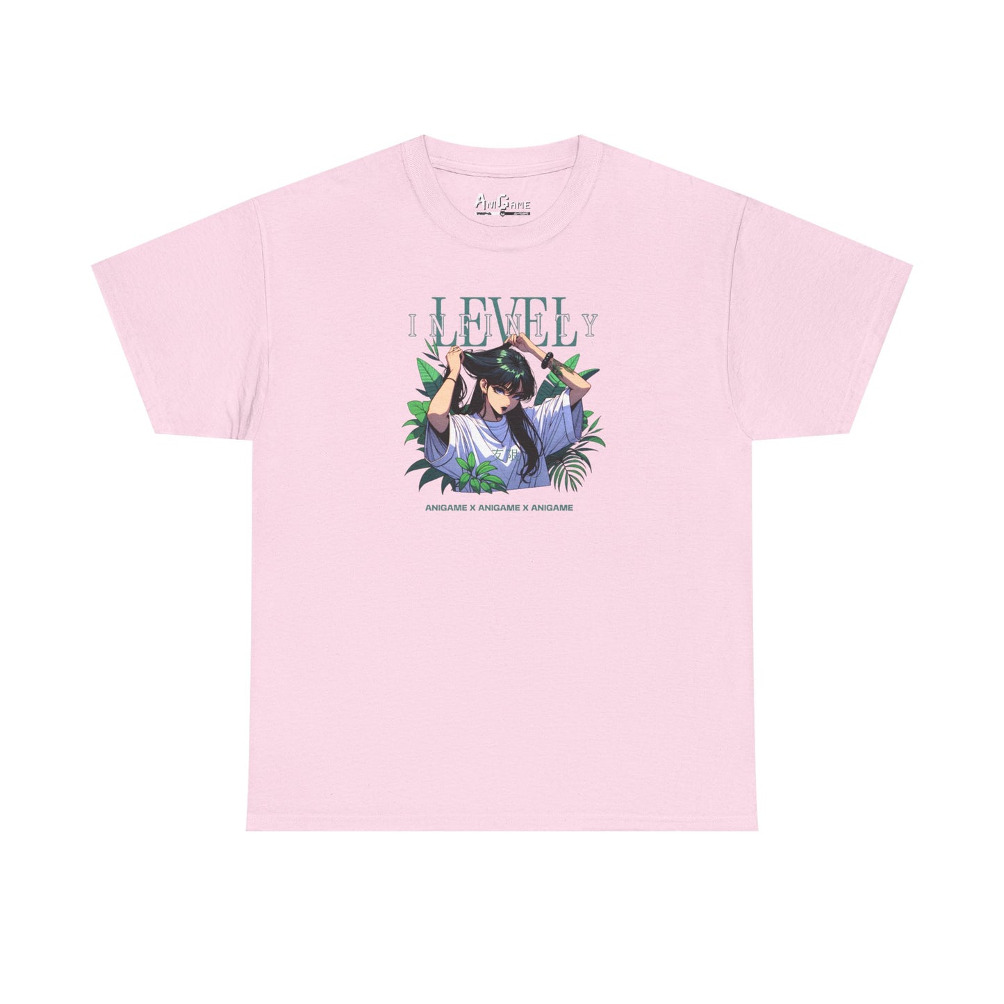 AniGame “Level Infinity” T-Shirt - with anime-Inspired Graphic, Unisex Cotton Tee, Casual Wear, Gift for Friends
