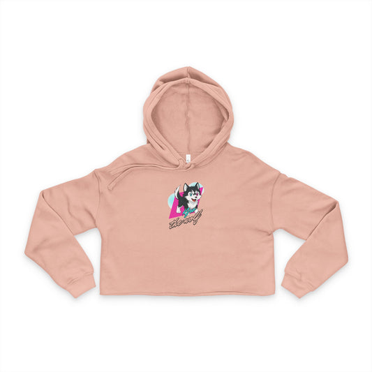 AniGame “Kyro The Wolf” Women's Cropped Hoodie