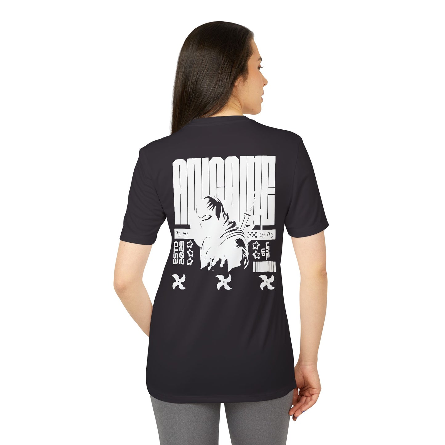 AniGame x Adidas “Dark Shinobi” Unisex Sport T-shirt