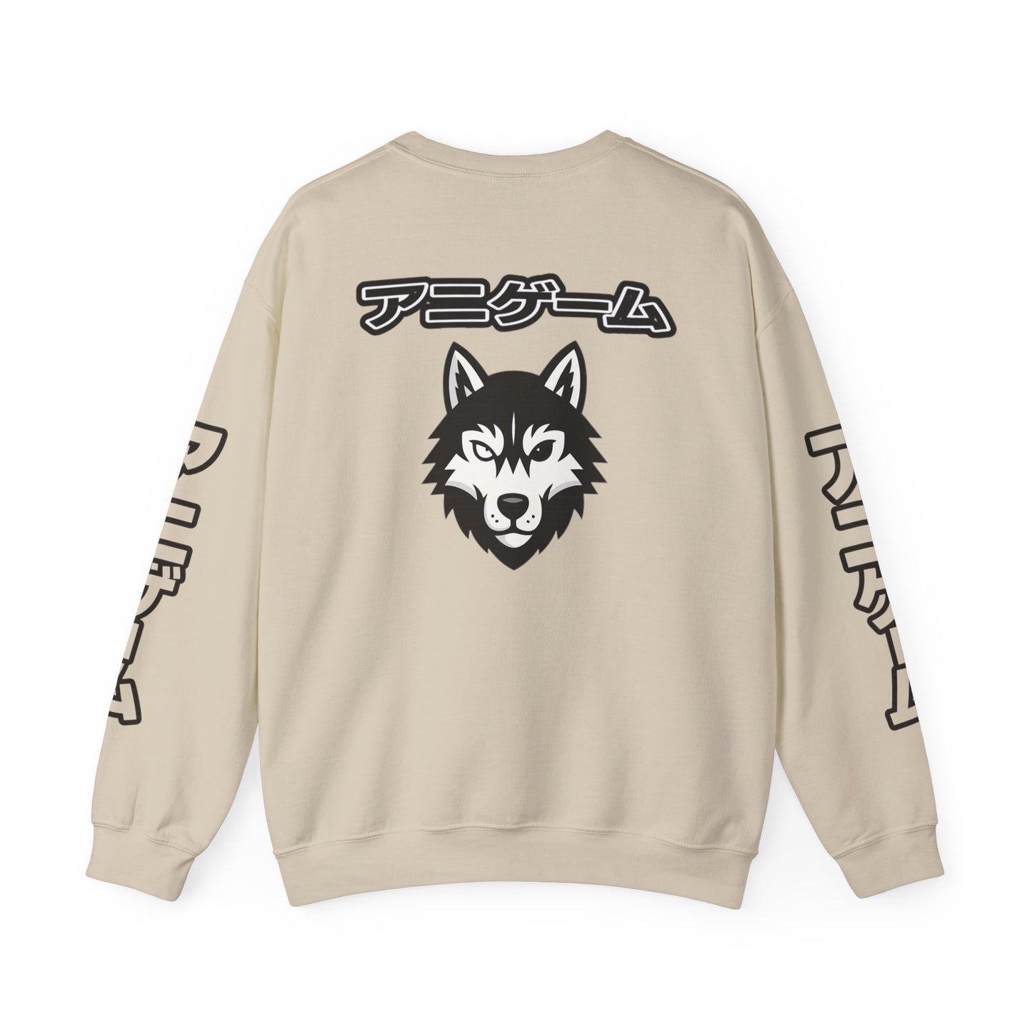 AniGame Unisex Crewneck Sweatshirt, Cozy Fashion, Graphic Sweatshirt, Gifts for Gamers, Streetwear Style