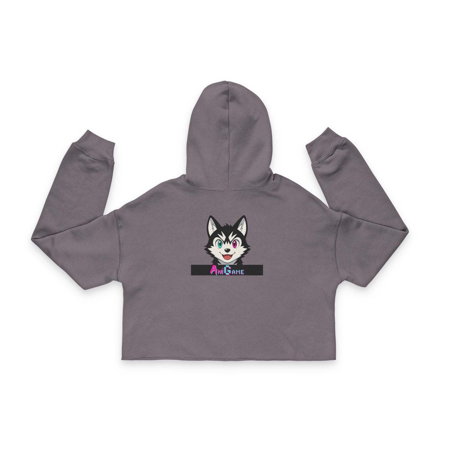 AniGame “Kyro The Wolf” Women's Cropped Hoodie