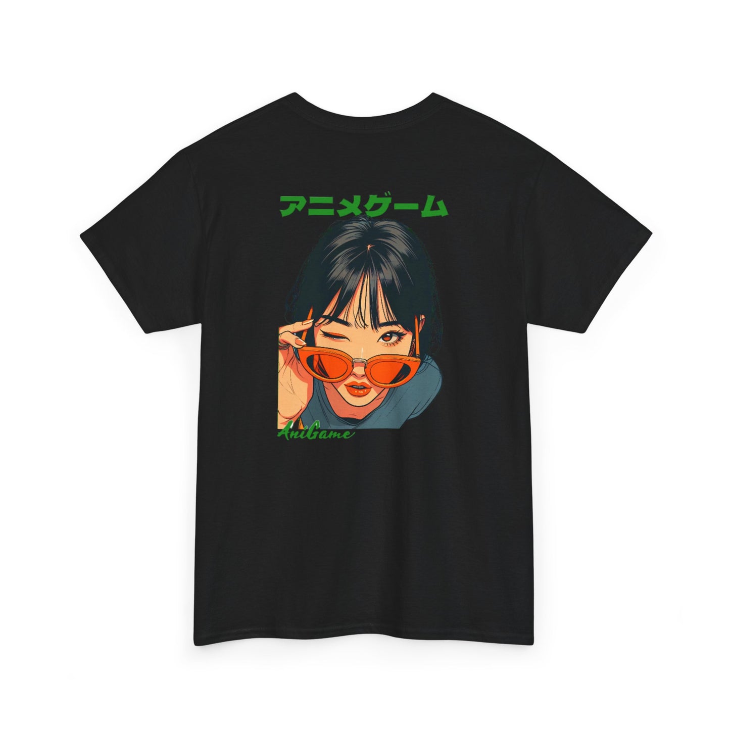 AniGame “Orange Wassup” T-Shirt , Vintage Anime Shirt, Unisex Cotton T-Shirt, Casual Graphic Wear