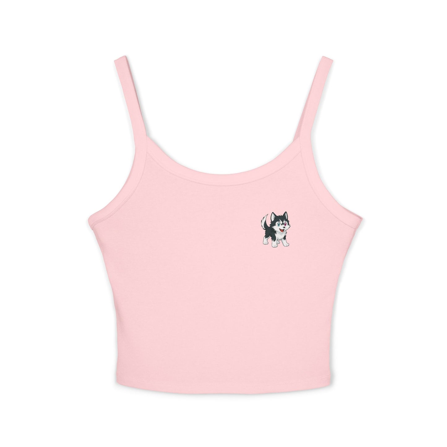 Cute Husky Graphic Women's Tank Top - Summer Fashion, Dog Lover Gift, Casual Wear, Beach Outfit, Everyday Comfort