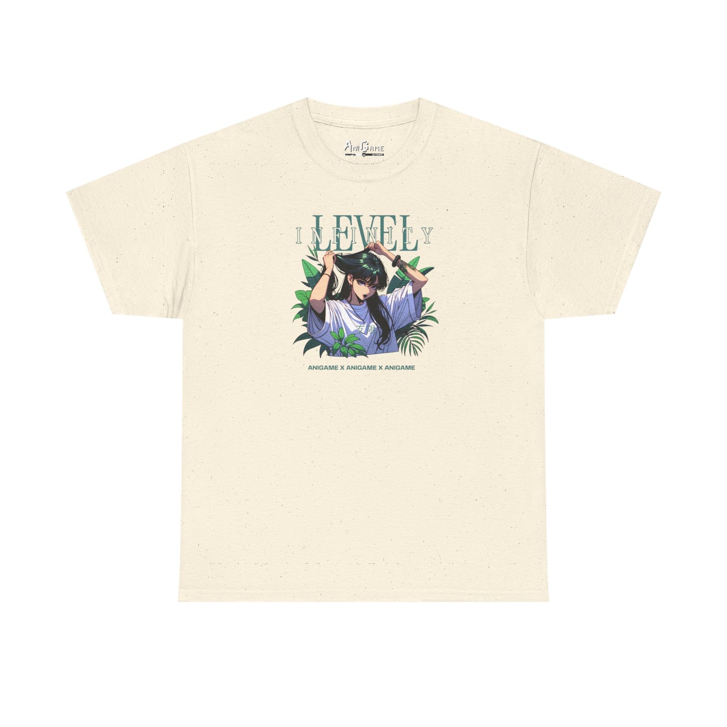 AniGame “Level Infinity” T-Shirt - with anime-Inspired Graphic, Unisex Cotton Tee, Casual Wear, Gift for Friends