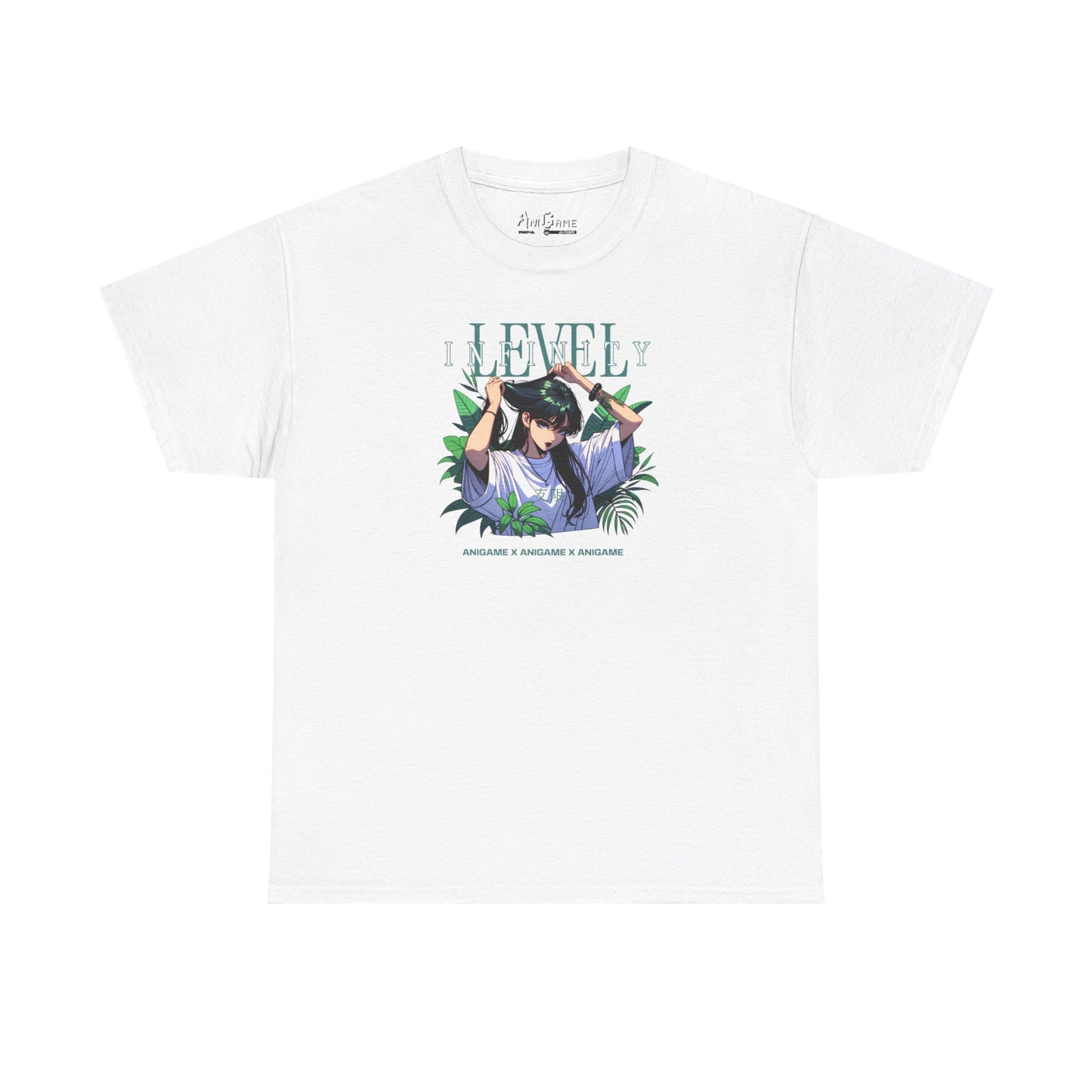 AniGame “Level Infinity” T-Shirt - with anime-Inspired Graphic, Unisex Cotton Tee, Casual Wear, Gift for Friends