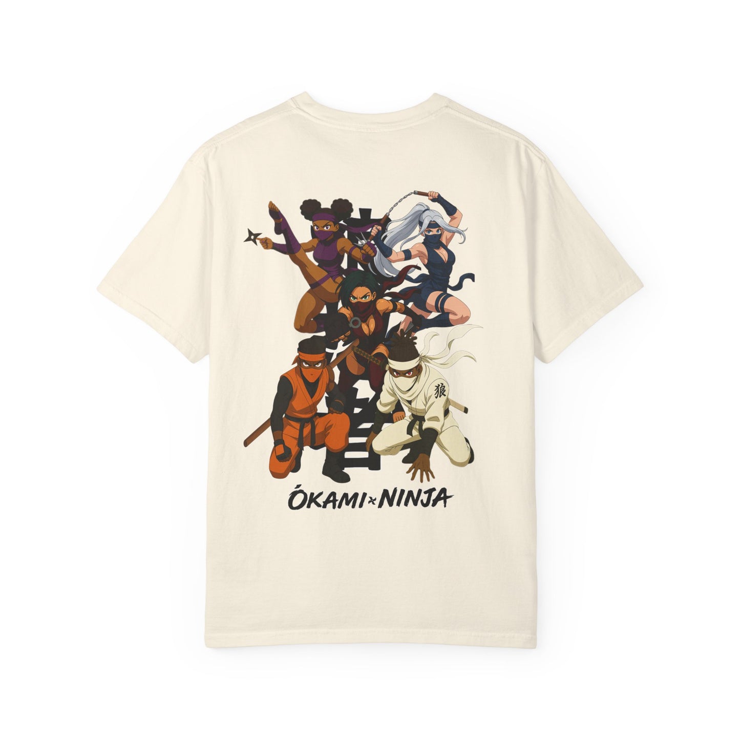 AniGame Original ~ “Ōkami Ninja” Unisex T-shirt - Anime Streetwear Casual Design