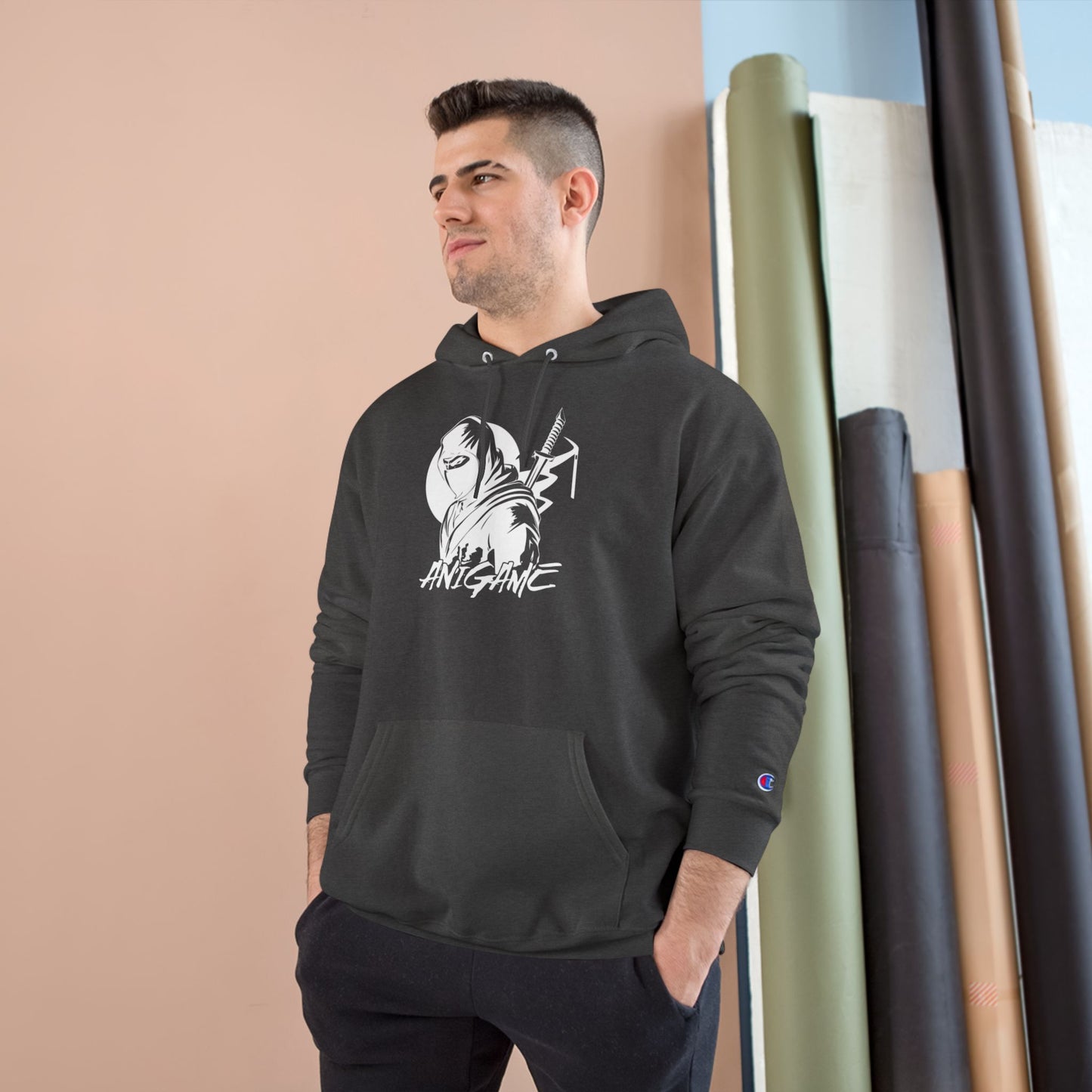 AniGame X Champion “Dark Shinobi”Hoodie