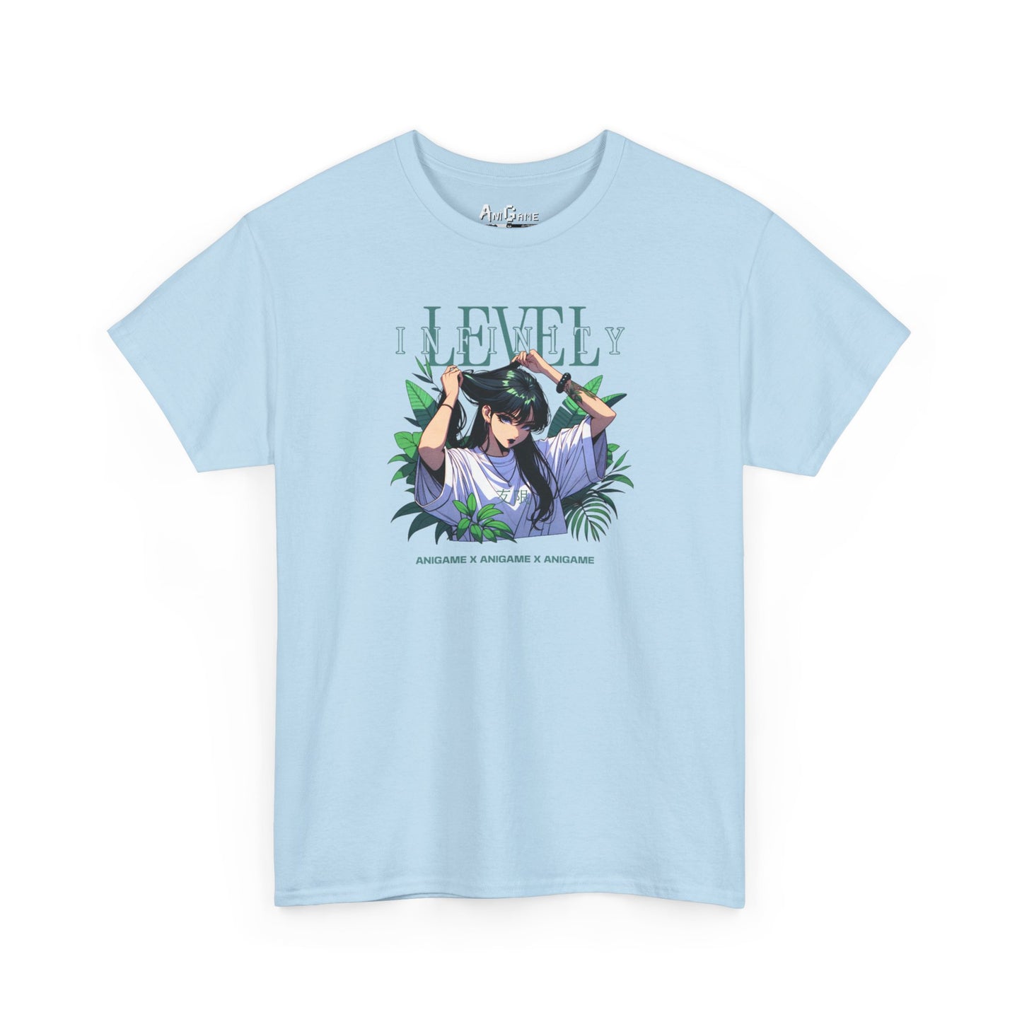 AniGame “Level Infinity” T-Shirt - with anime-Inspired Graphic, Unisex Cotton Tee, Casual Wear, Gift for Friends