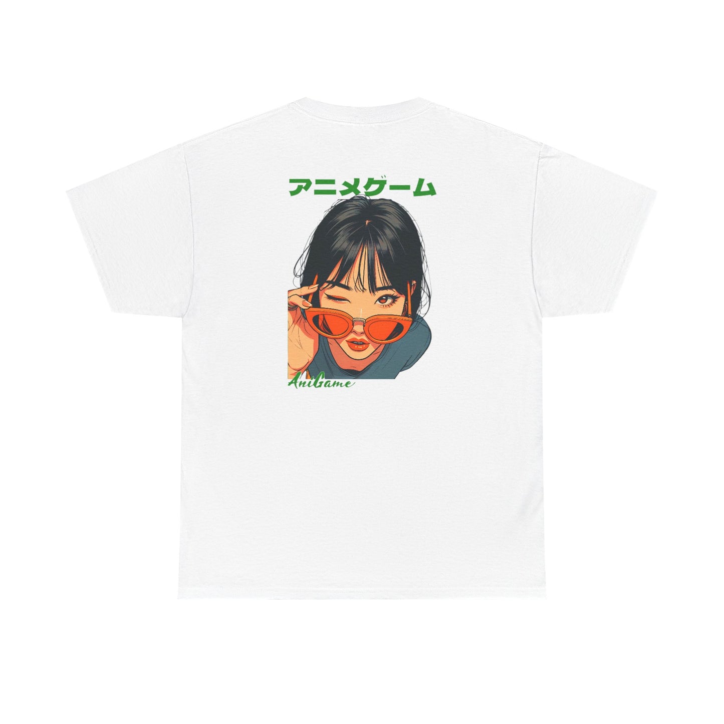 AniGame “Orange Wassup” T-Shirt , Vintage Anime Shirt, Unisex Cotton T-Shirt, Casual Graphic Wear