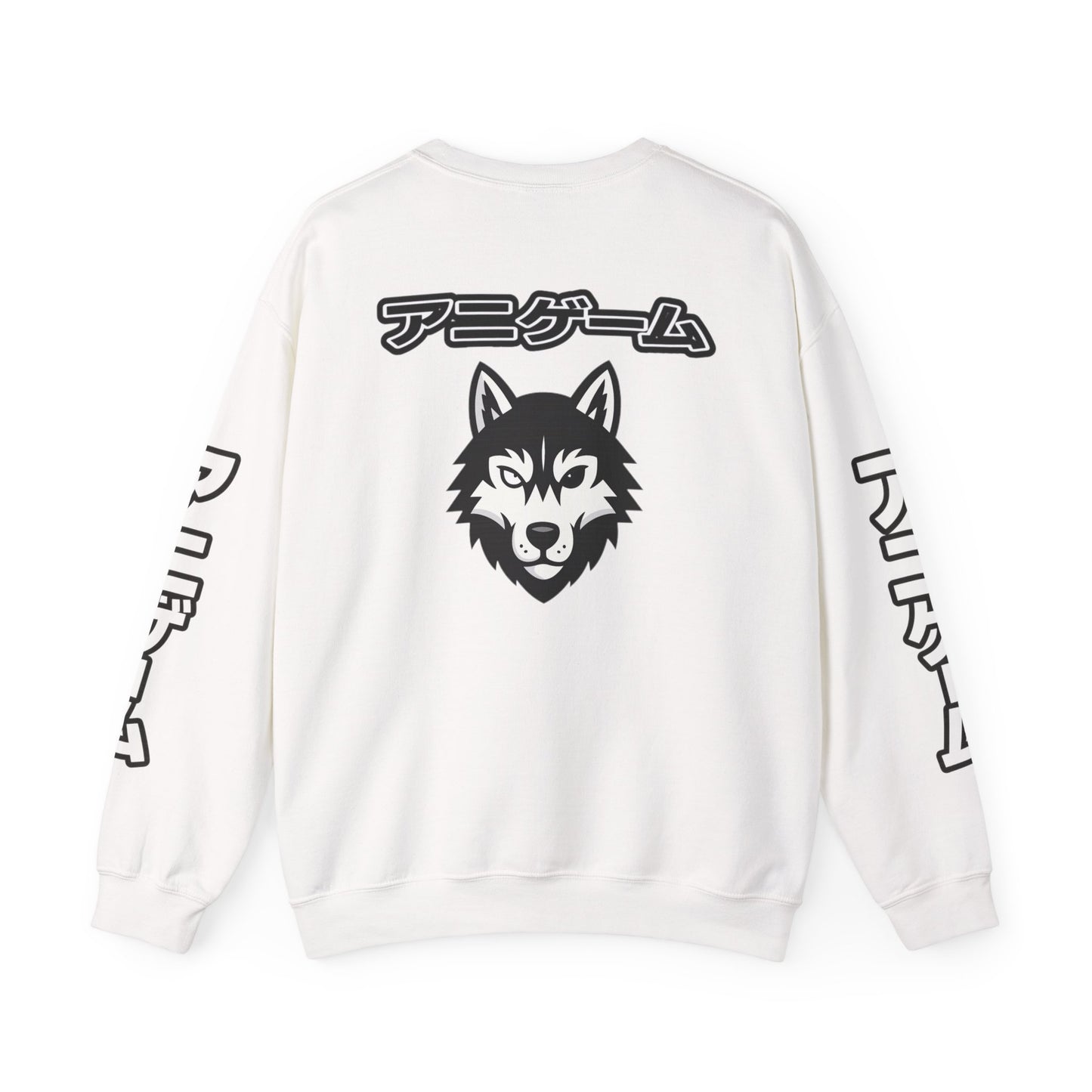 AniGame Unisex Crewneck Sweatshirt, Cozy Fashion, Graphic Sweatshirt, Gifts for Gamers, Streetwear Style