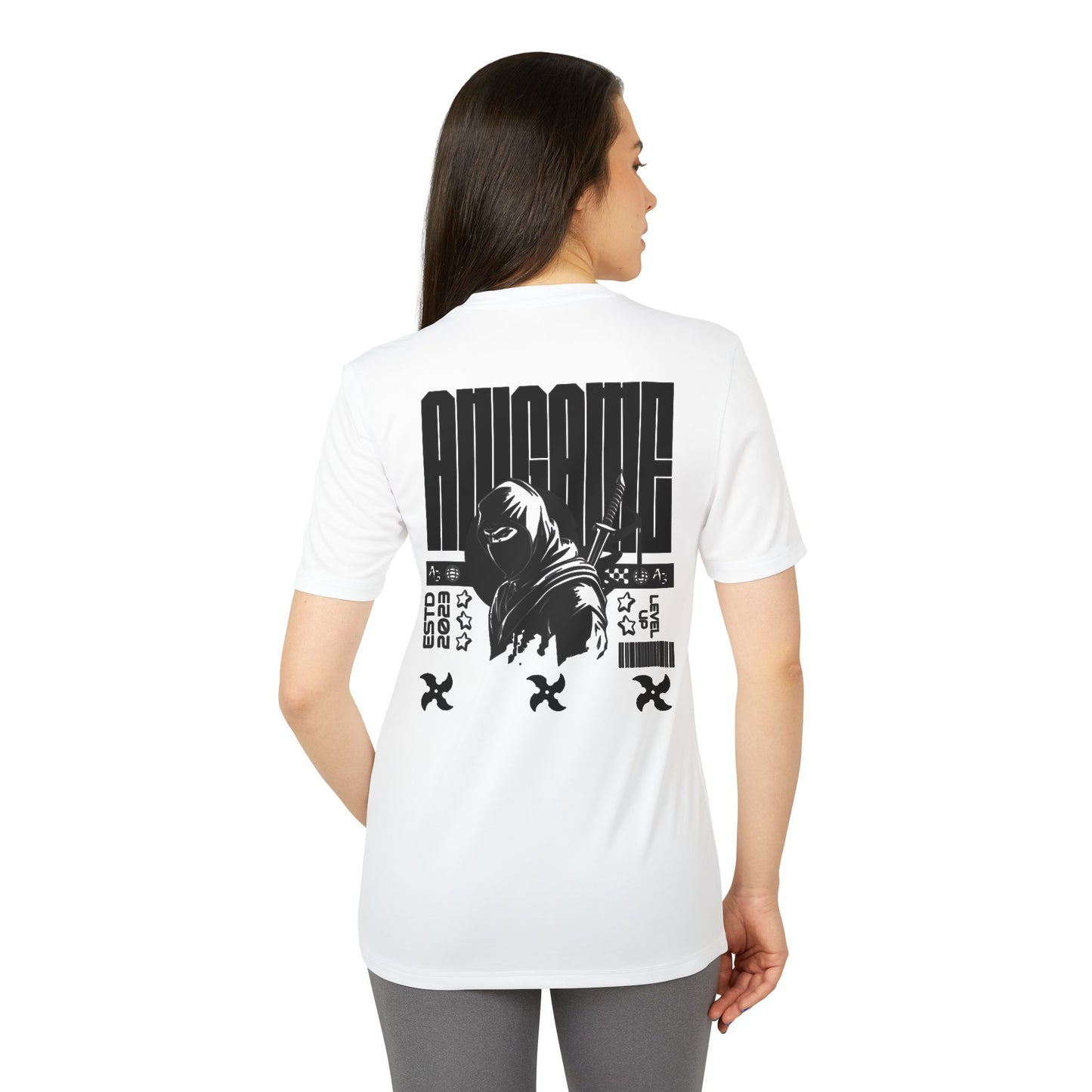 AniGame x Adidas “Dark Shinobi” Unisex Sport T-shirt