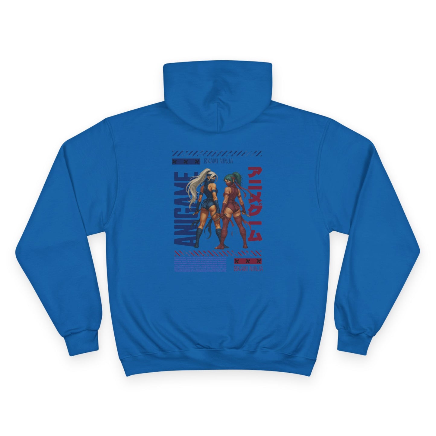 AniGame X Champion Hoodie | Level Up Style, Cozy Streetwear, Perfect Gift for Friends, Relaxed Aesthetic, Casual Wear