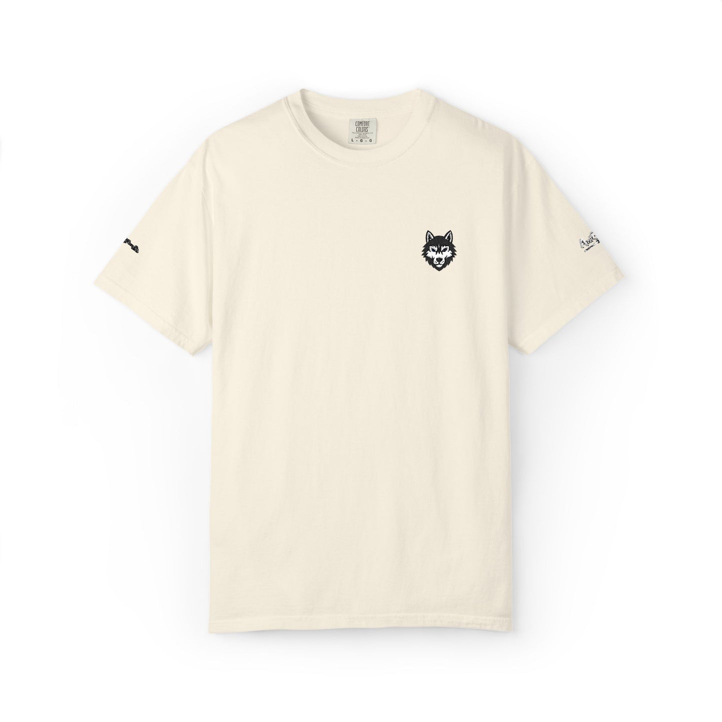 AniGame Original ~ “Kyro the Wolf” (Black and White Design) Short-Sleeve T-Shirt