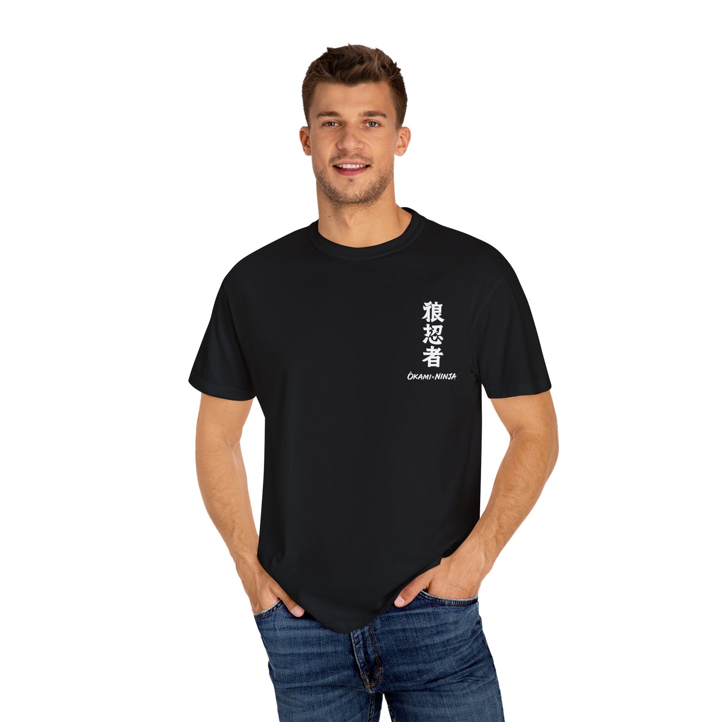 AniGame Original ~ “Ōkami Ninja” Unisex T-shirt - Anime Streetwear Casual Design