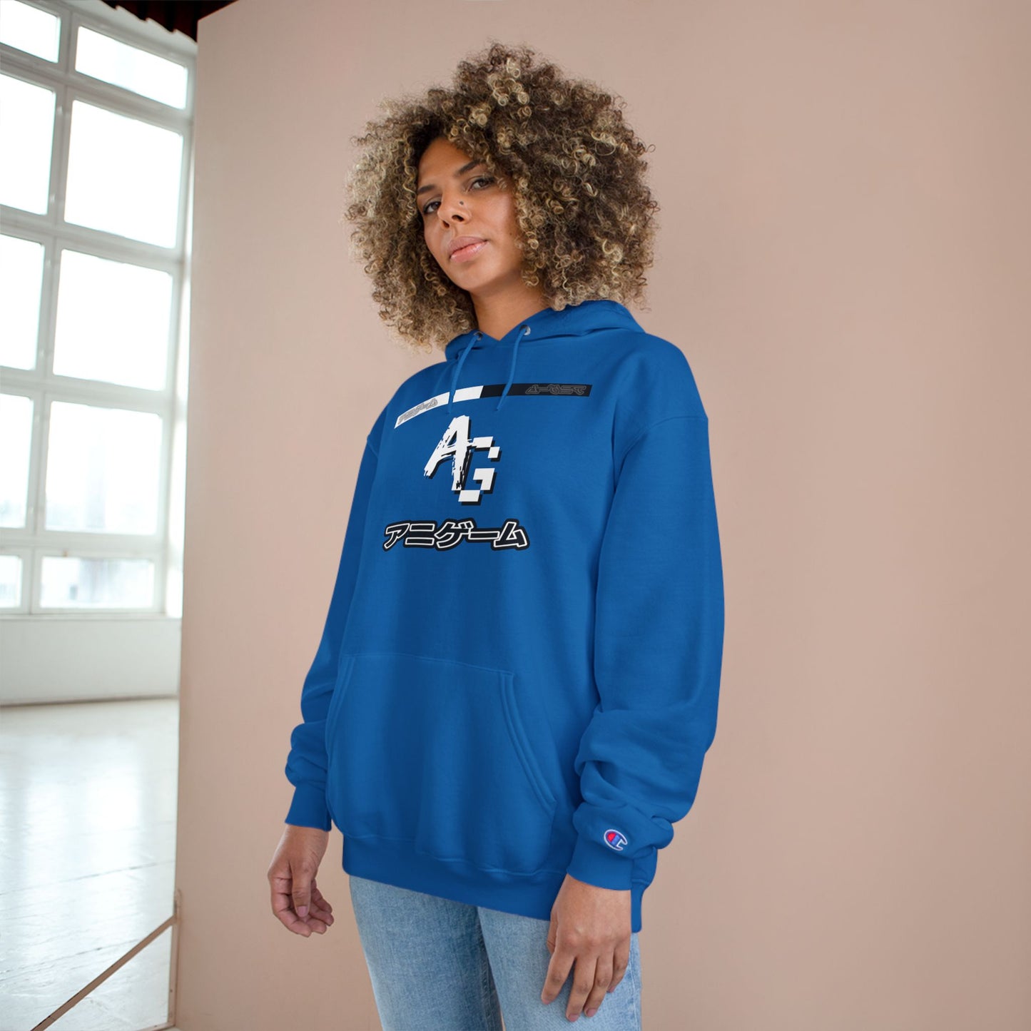 AniGame x Champion Hoodie - Stylish and Comfy Casual Wear