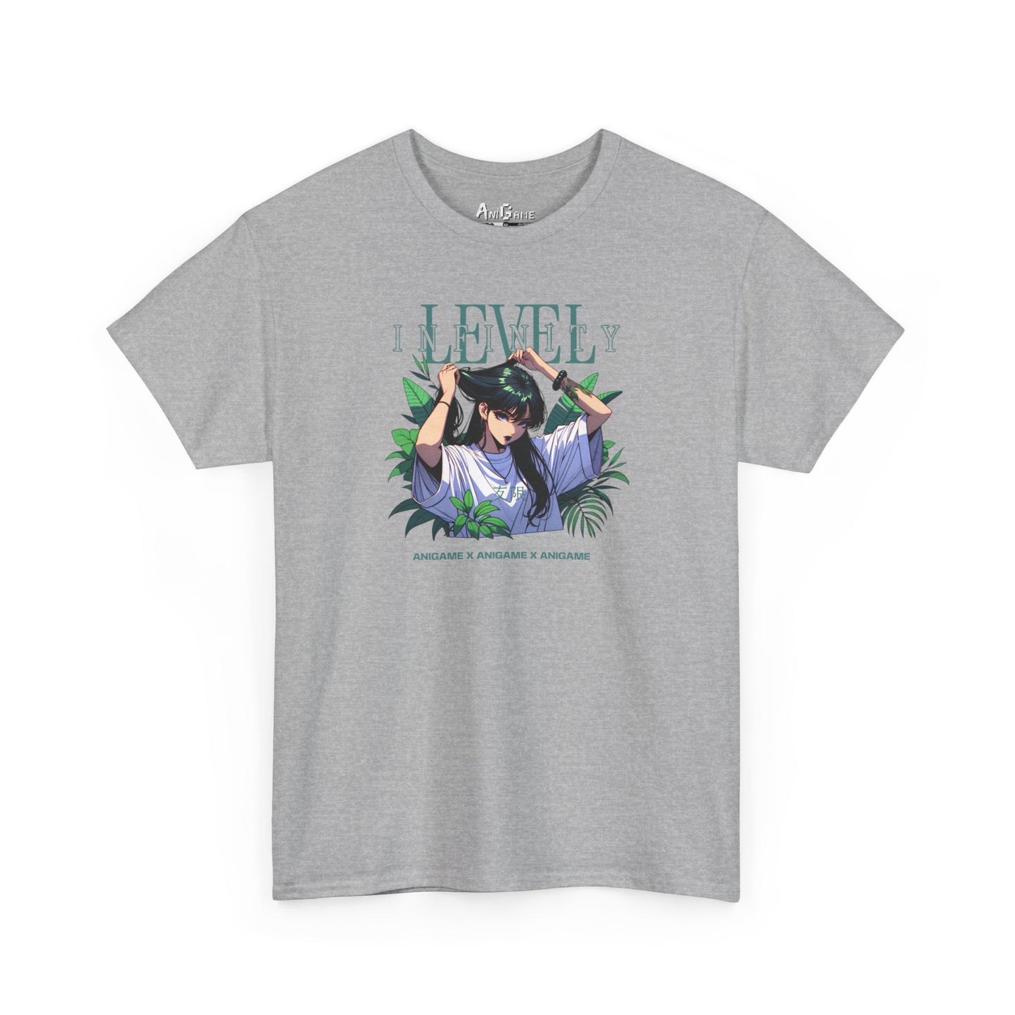AniGame “Level Infinity” T-Shirt - with anime-Inspired Graphic, Unisex Cotton Tee, Casual Wear, Gift for Friends