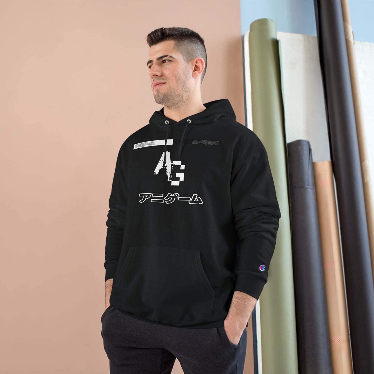 AniGame x Champion Hoodie - Stylish and Comfy Casual Wear