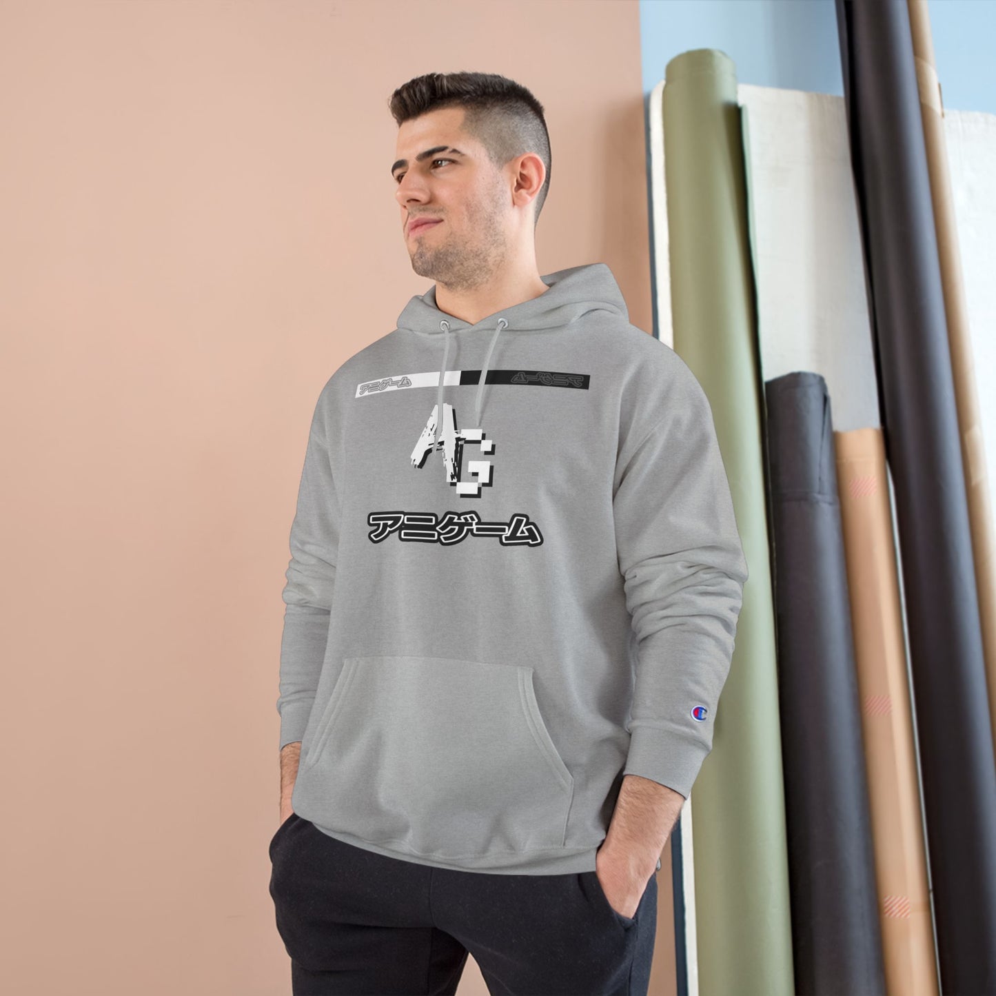 AniGame x Champion Hoodie - Stylish and Comfy Casual Wear