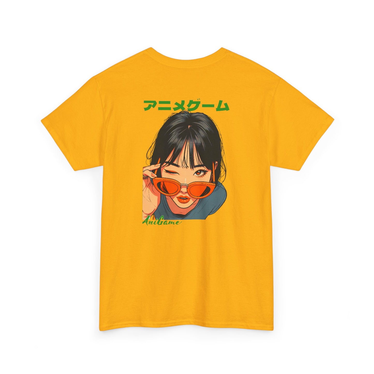 AniGame “Orange Wassup” T-Shirt , Vintage Anime Shirt, Unisex Cotton T-Shirt, Casual Graphic Wear