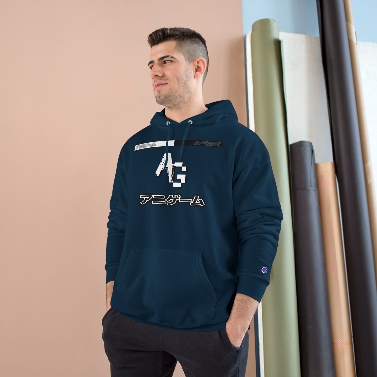 AniGame x Champion Hoodie - Stylish and Comfy Casual Wear
