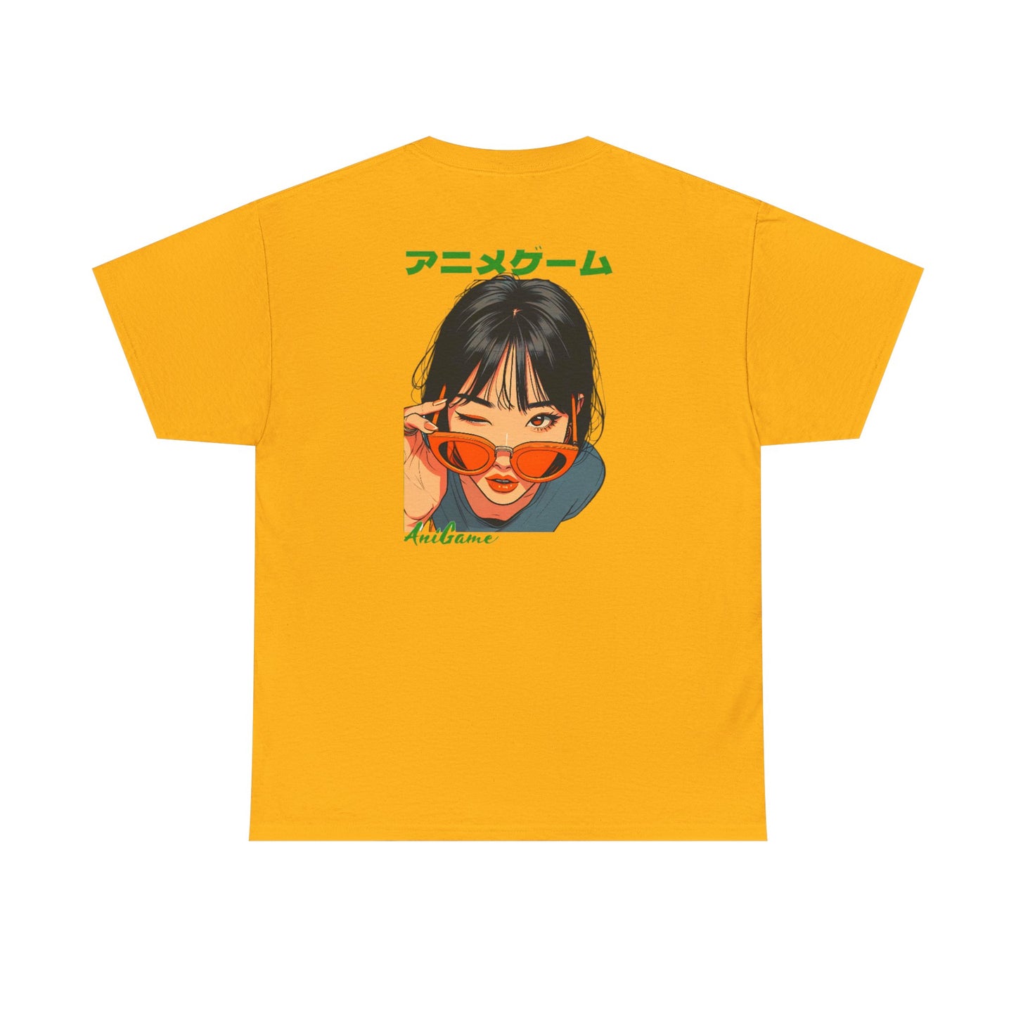 AniGame “Orange Wassup” T-Shirt , Vintage Anime Shirt, Unisex Cotton T-Shirt, Casual Graphic Wear