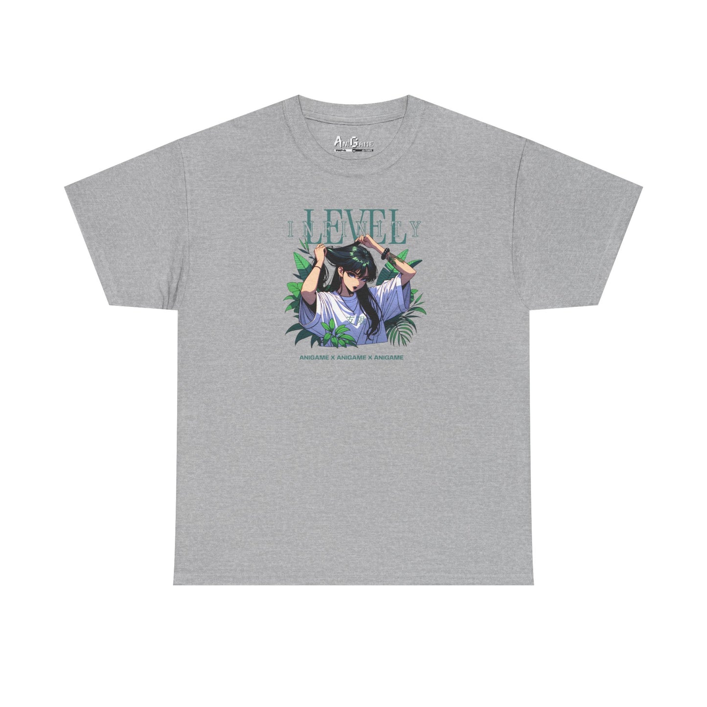 AniGame “Level Infinity” T-Shirt - with anime-Inspired Graphic, Unisex Cotton Tee, Casual Wear, Gift for Friends